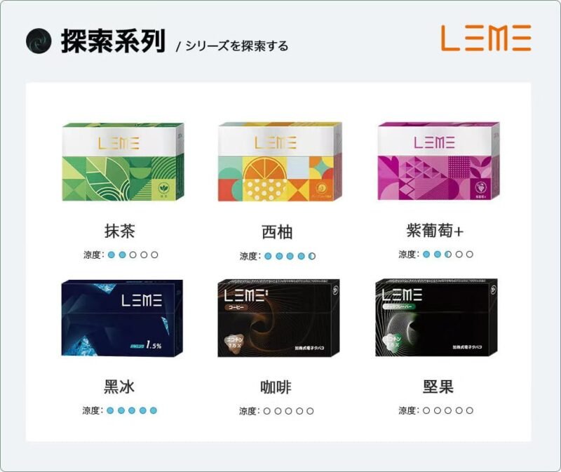 探索系列 日版LEME 樂美(IQOS通用煙彈)