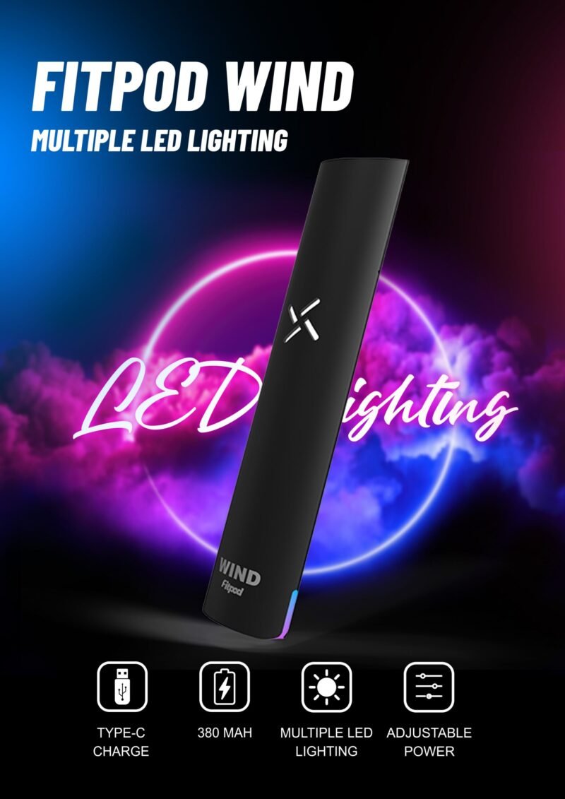 【小煙主機】【Fitpod Wind氣流桿】4段智能調壓－玩家的終極武器